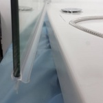 Штора на ванну Deante Alpinia 80х140см (прозрачная)- фото2