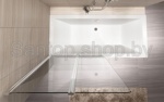 Шторка на ванну Rea Agat 2 (100x140 см) складная (прозрачная)- фото4