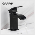 Набор Смеситель для ванны GAPPO G3207-6+смеситель для раковины G1007-6 черный матовый- фото5